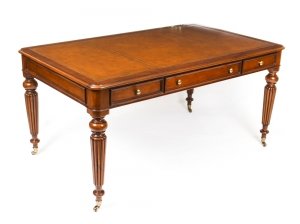 Bespoke Gillows Style Mahogany Partners Writing Table Desk 21st C | Ref. no. 09345 | Regent Antiques