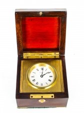 Mahogany Cased Mahogany Travel Clock by Tiffany & Co  Mid 20th Century | Ref. no. 09367 | Regent Antiques