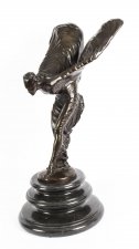 Vintage Monumental Bronze Spirit of Ecstasy Rolls Royce Showroom Display | Ref. no. 09400 | Regent Antiques