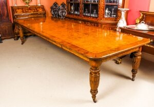 Antique Victorian Pollard Oak 12ft 4"  Extending Dining Table  19th Century | Ref. no. 09448d | Regent Antiques
