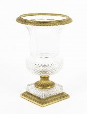 Antique French Cut Crystal Glass & Ormolu Mounted Vase c. 1890 | Ref. no. 09553 | Regent Antiques