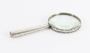 Antique Edwardian Sterling Silver Magnifying Glass 1905 | Ref. no. 09605 | Regent Antiques