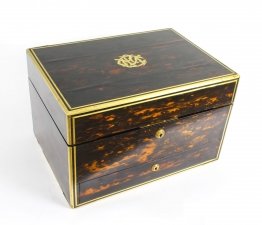 Antique Coromandel & Brass Banded Jewellery Box Coton Hall  c.1850 | Ref. no. 09649 | Regent Antiques