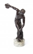Antique Bronze Grand Tour Sculpture Discus Thrower Athlete 19th Century | Ref. no. 09697 | Regent Antiques
