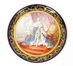 Antique large Sevres Porcelain Charger Louis XV  M.Rochette 19th C | Ref. no. 09723 | Regent Antiques
