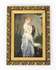 Antique Berlin KPM Plaque "Psyche with an Urn" Robert Julius Beyschlag 19th Cent | Ref. no. 09737 | Regent Antiques