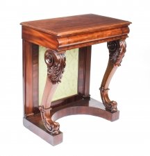 Antique Victorian Flame  Mahogany Console Hall Table C 1860 19th Century | Ref. no. 09799 | Regent Antiques