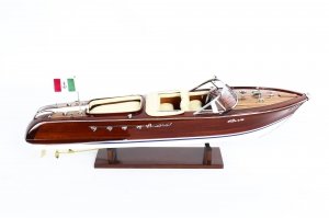 Vintage model of a Riva Aquarama Speedboat with Cream  Interior 20th Century | Ref. no. 09811c | Regent Antiques