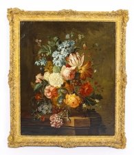 Antique Dutch School Floral Still Life Oil Painting Framed Late 18th C | Ref. no. 09824 | Regent Antiques