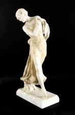 Antique French Art Nouveau Alabaster Sculpture of Dancing Lady  19th Century | Ref. no. 09837 | Regent Antiques
