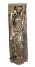 Vintage Large Bronze Sculpture Fountain of Classical Lady with Amphora 20th C