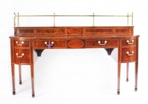 Antique George III Scottish Mahogany and Line Inlaid Bowfront Sideboard Ca 1790 | Ref. no. 09895 | Regent Antiques