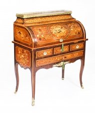 Antique French Louis XV Revival Marquetry Bureau c.1870  19th Century | Ref. no. 09902 | Regent Antiques