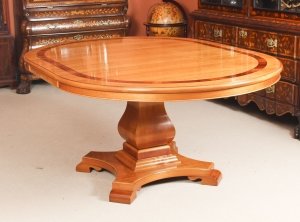 Vintage  Circular Extending Dining  Table by Charles Barr 20th Century | Ref. no. 09916c | Regent Antiques