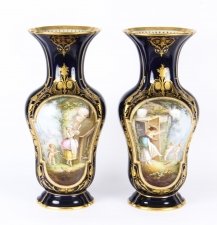 Antique Pair of Very Large French Sevres Porcelain Vases Ca 1880 19th C | Ref. no. 09922 | Regent Antiques
