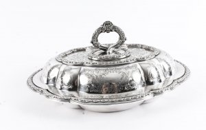 Antique Victorian Tureen Entree Dish by Collins and Co London c 1870 19th Cent | Ref. no. 09931 | Regent Antiques