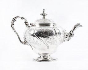 Antique English George IV Sterling Silver Tea Pot by Paul Storr London 1829 | Ref. no. 09936 | Regent Antiques