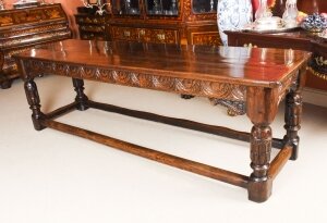 Antique 8ft 6"  English Jacobean Oak Refectory Dining Table 17th Century | Ref. no. 09946 | Regent Antiques