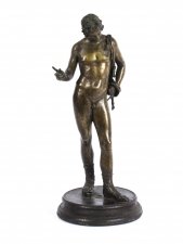 Antique Grand Tour Patinated Bronze Figure of of Narcissus C1870 19th C | Ref. no. 09962 | Regent Antiques