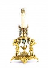 Antique French Ormolu & Champleve Enamel Table Lamp 19th Century | Ref. no. 09970 | Regent Antiques
