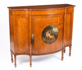 Antique Edwardian Painted Satinwood Cross-banded Cabinet Sideboard Ca 1900 | Ref. no. A1012 | Regent Antiques