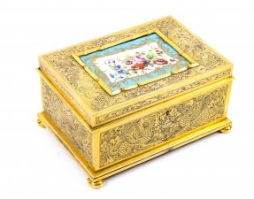 Antique Ormolu Sevres Jewel Casket Exhibited at The Great Exhibition 1851 19th C | Ref. no. A1049 | Regent Antiques
