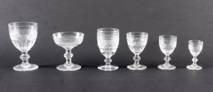 Antique Waterford crystal cut glass 51 piece Service C1900 | Ref. no. A1055 | Regent Antiques