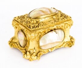 Antique French Ormolu Casket with Abalone Shell Plaques C1880 19th Cent | Ref. no. A1062 | Regent Antiques