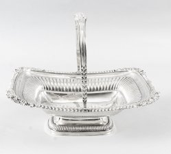 Antique English George IV Sterling Silver Fruit Bread Basket by Paul Storr 1823 | Ref. no. A1073 | Regent Antiques