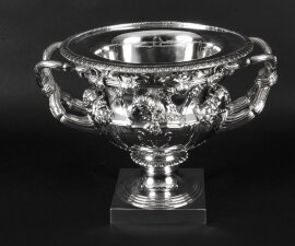 Antique Italian Grand Tour Bronze  Silver Plated Warwick Vase Urn Ca1860 19th C | Ref. no. A1074 | Regent Antiques