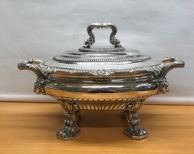 Antique Paul Storr Sterling Silver Soup Tureen Cover and Liner 1815 19th C Antique Paul Storr Sterling Silver Soup Tureen Cover and Liner 1815 19th C | Ref. no. A1177 | Regent Antiques
