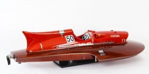 Vintage Model of a Ferrari Arno XI Hydroplane 1954  37" Long  20th C | Ref. no. A1179 | Regent Antiques