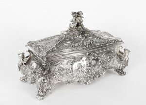 Antique  German WMF Silver Plated Casket / Jewellery Box C1890 | Ref. no. A1183 | Regent Antiques