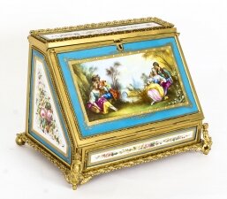 Antique Sevres Desktop  Correspondence Casket Stationery Box 19th C | Ref. no. A1217 | Regent Antiques