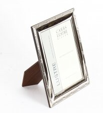 Sterling Silver mounted rectangular photo frames by Carr\