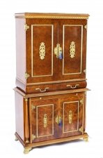 Vintage Meuble Francais ormolu mounted burr walnut cocktail cabinet 20th Century | Ref. no. A1235 | Regent Antiques