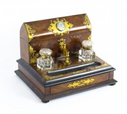 Antique Burr Walnut Writing & Stationery Box c.1860 19th Century | Ref. no. A1314 | Regent Antiques
