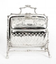 Antique English Silver Plated Sweets Biscuit Box Mappin & Webb 19th Century | Ref. no. A1377 | Regent Antiques