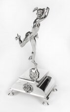 Antique Silver plated bronze  sculpture of Mercury Hermes 19th Century | Ref. no. A1388 | Regent Antiques