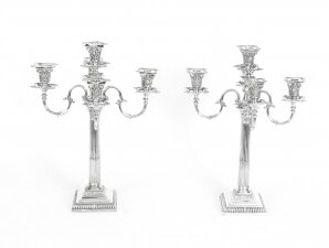 Antique Pair Five Light Candelabra by Mappin & Webb 19th C | Ref. no. A1394 | Regent Antiques