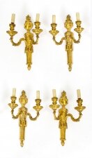 Antique Set 4  Adam Revival Omolu Twin Branch Wall Lights C1850 19th C | Ref. no. A1402 | Regent Antiques