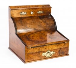 Antique Burr Walnut Writing & Stationery Box c.1880 19th Century | Ref. no. A1465 | Regent Antiques