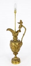 Antique Gilt Bronze Renaissance Revival Table Lamp C1870 19th C