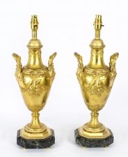 Antique Pair French Ormolu Urn Table Lamps C1870 19th Century | Ref. no. A1508 | Regent Antiques