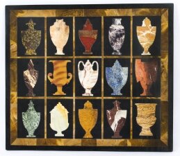 19th Century Regency Pietra Dura Specimen Table 19th Century Regency Pietra Dura Specimen Table