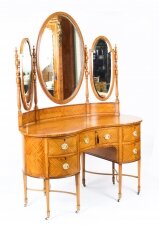 Antique Satinwood Kidney Dressing Table Att Maple & Co 19th C | Ref. no. A1548a | Regent Antiques