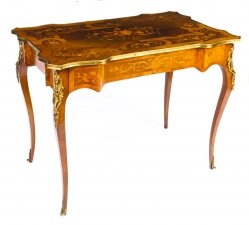 Antique French Ormolu Mounted Walnut & Marquetry Bureau Plat 19th C | Ref. no. A1555 | Regent Antiques