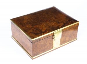 Antique Victorian Aspreys Burr Walnut Casket Jewellery Box  19th C | Ref. no. A1559 | Regent Antiques
