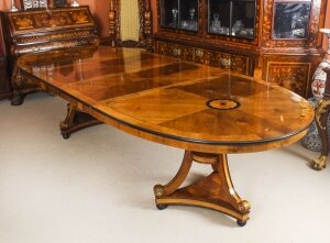 Vintage 10ft 6" George III Style Dining Table from Harrods 20th Century | Ref. no. A1592 | Regent Antiques