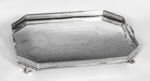 Antique Edwardian Silver Plated Gallery Tray Atkins Brothers Circa 19th Century | Ref. no. A1602 | Regent Antiques
